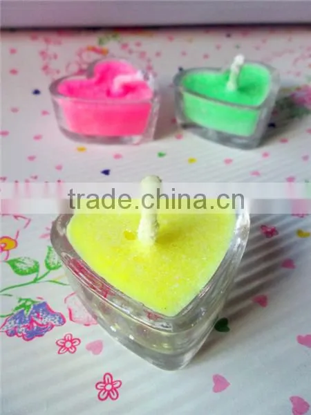 colour flame candles