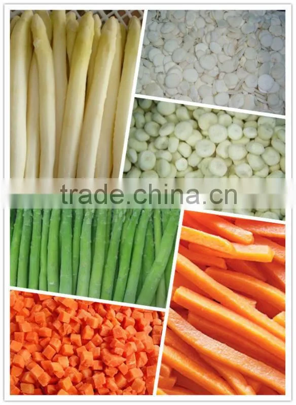 Mixed IQF frozen vegetable and fruit with HACCP BRC certificate