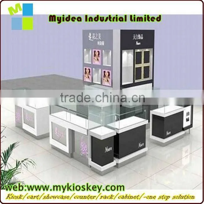 High end fancy jewelry showcase display counter/display cabinet for jewelry (DG-TZ05)