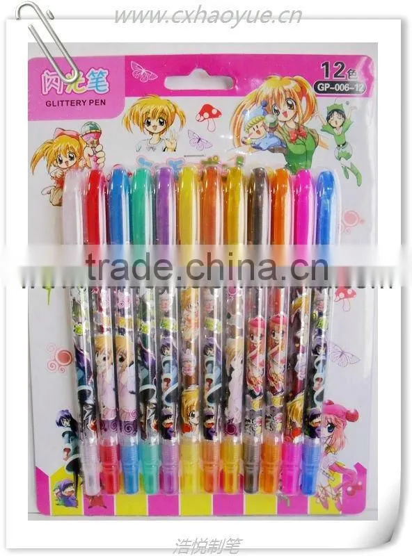 plastic gel ink pen