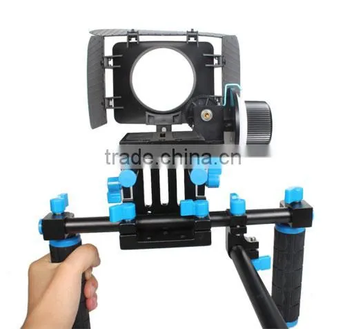 Commlite Standard Quick-release Plate Video Rig Video Bracket with Should Pad