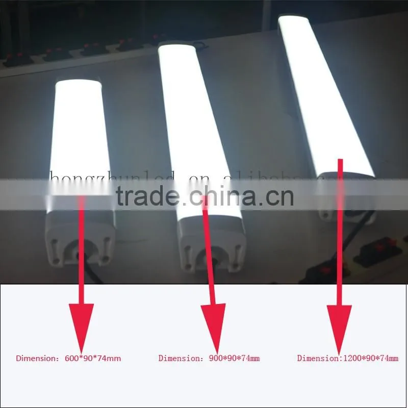 Easy installation high quality AC85-265v led tri-proof lamp outdoor 3 years warranty