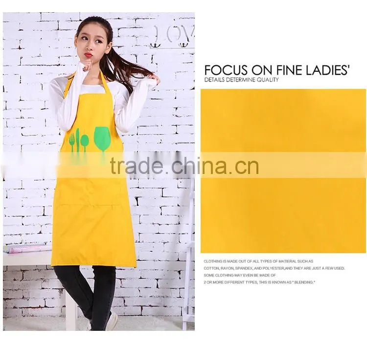 china supplier women kitchen pocket apron