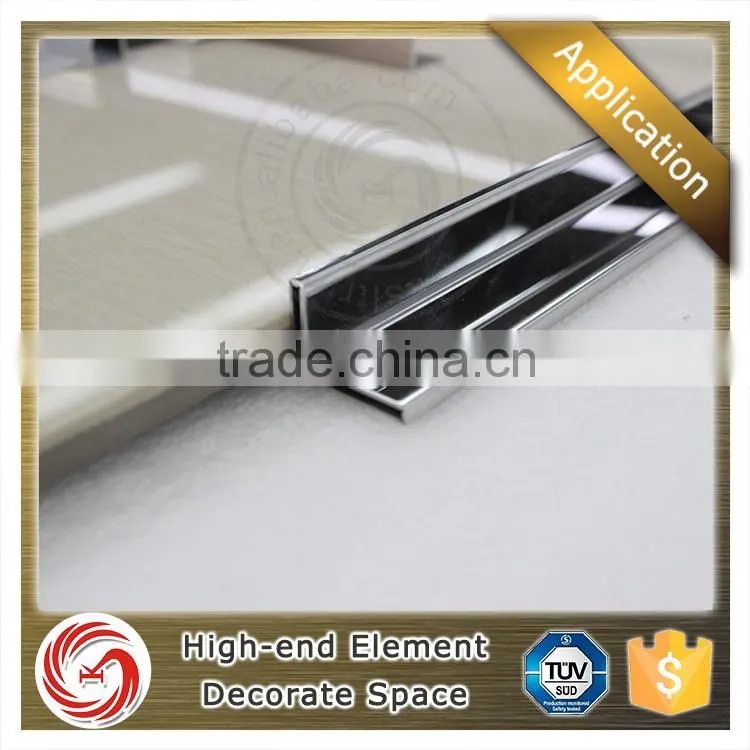 Stainless steel movement joints in buildings