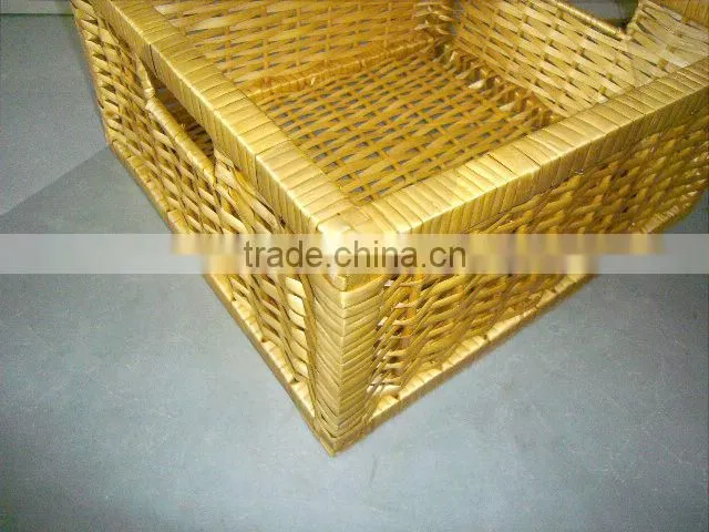 new style honey willow wicker storage basket