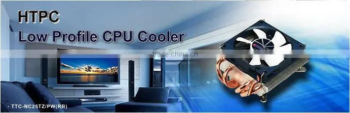 CPU 1.5 U low profile Intel LGA 775 1155 1156 AMD PWM controller heat pipe cooler
