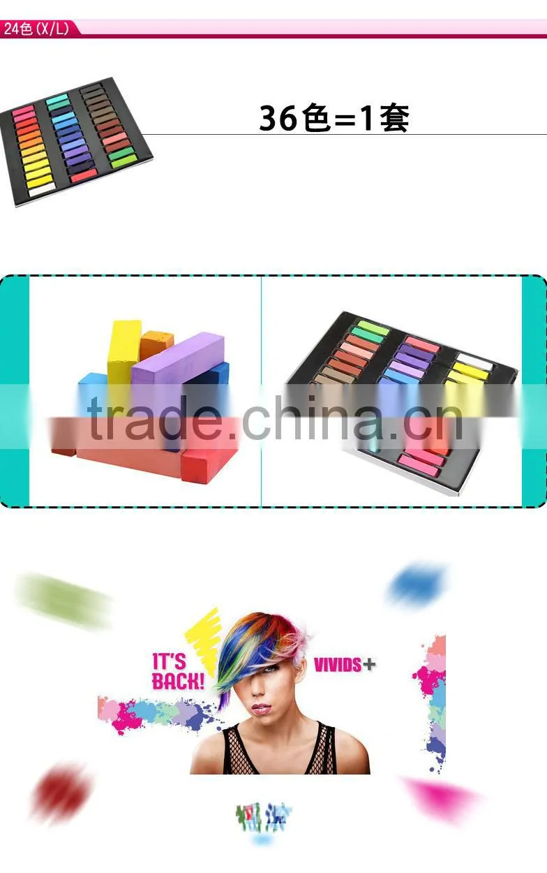 Hotsale diy Colorful Hair Chalk hair Dye Pastel