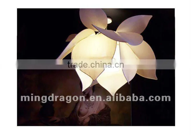 Chinese antique furniture lotus flower in traditional Chinese style paper pendant lantern lamp