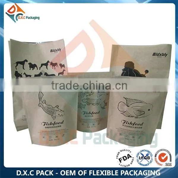 Dry Dog Food Stand Up Pouch Bag With Zippet( Food Grade)