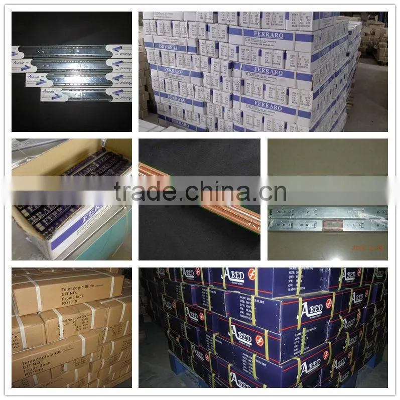 China Factory ball bearing Concealed adjustable hidden drawer slide