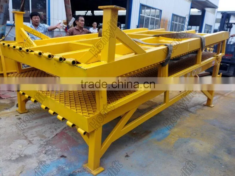 hydraulic mobile loading ramp yard ramp used for container