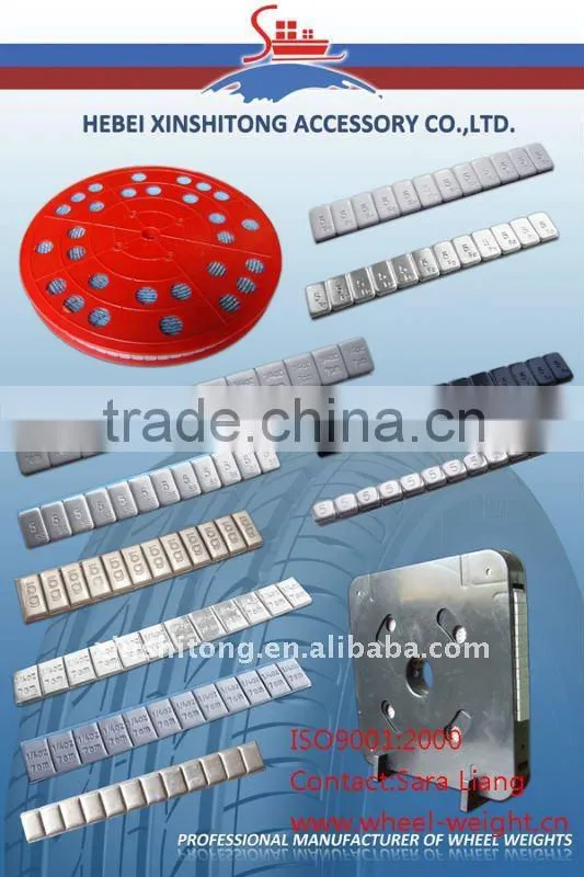 zn wheel weights and clips for alloy rims