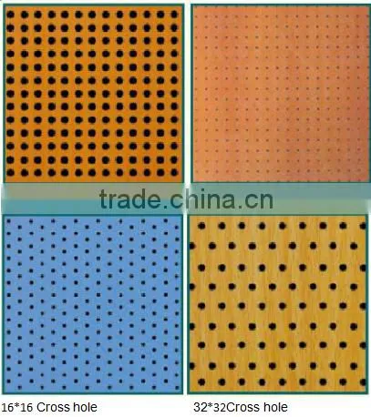 soundproof fireproof acoustic wood mdf board for meeting room