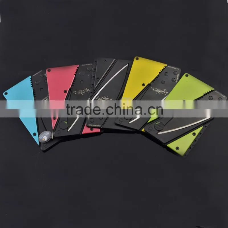 WHOLESALE multi functional essential credit card knife for camping equipment and survival kit