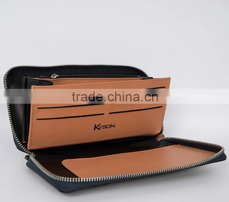 OEM series leather custom good wallet brands men