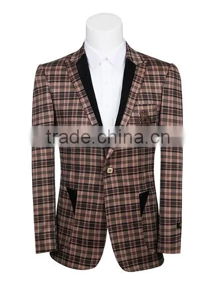 Custom made Europe style hot sale latest design coat pant men suit