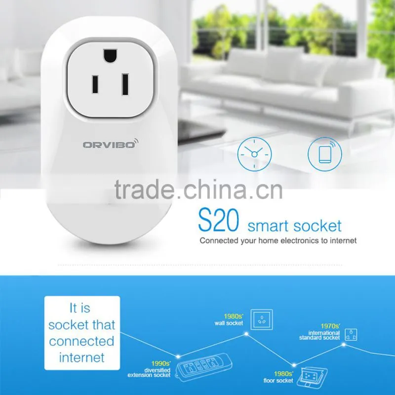 ORVIBO S20 Wireless APP iOS Android Power Plug Switch Remote control Smart WIFI Socket