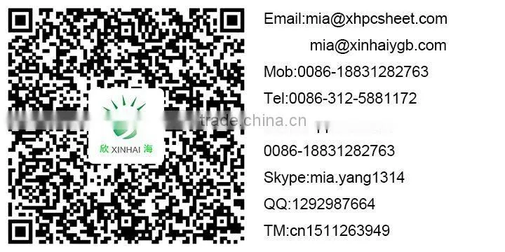 1.2mm polycarbonate glass shield