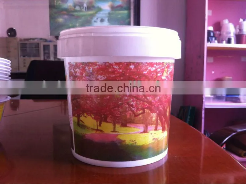 DAKE-250 automatic plastic bucket printing machine,UV curling