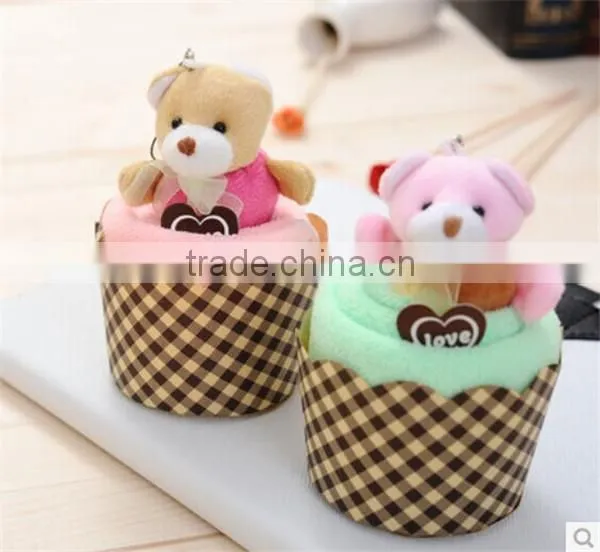 new design marry and children gift cake towel