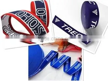brand logo customized elastic band for boxer elastic waistband for underwear