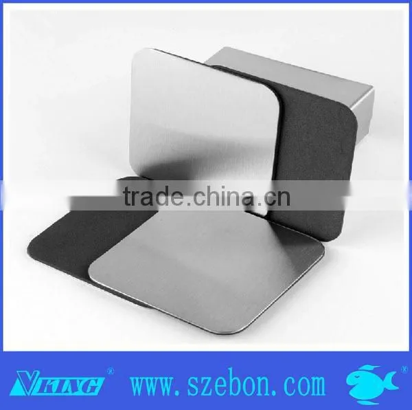 Hot sale square shape stainless steel cup coaster bar tools bar set