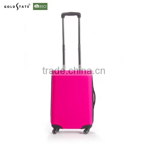 2016 fashion Hard suface spin wheel luggage/travel case