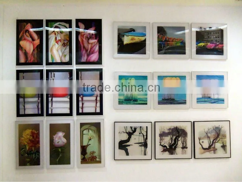 3D frame picture of bridge 3D lenticular framed wall photo for home decoration