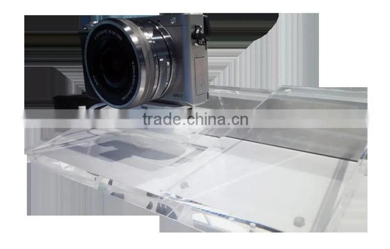 Showhi Retail anti theft security display stand for camera with alarm and charging H5110+