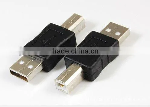 USB A Female to Type B Male Adapter Converter Printer M Blue