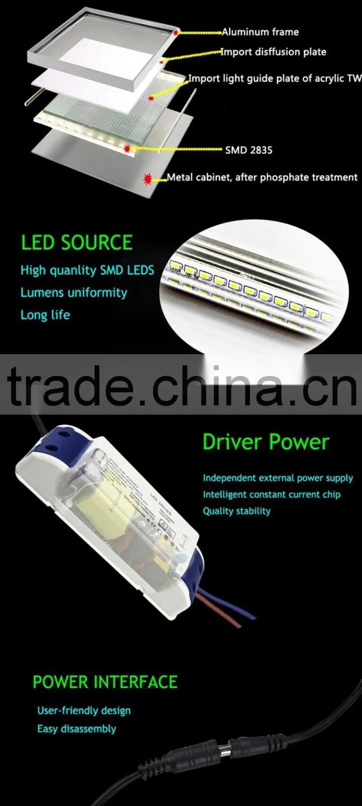Modern ceiling lights ceiling lamp 300*300 led panel lights ceiling light