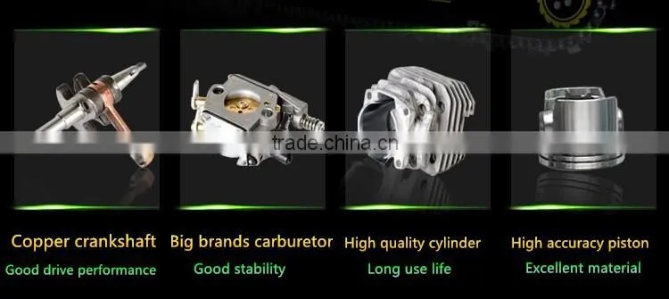 58CC hot sell chain saw ,with light chainsaw
