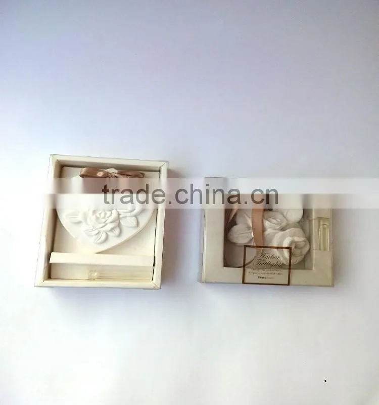 2015 Latest White Ceramic Rose Flower Fragrance Diffuser For Decoration