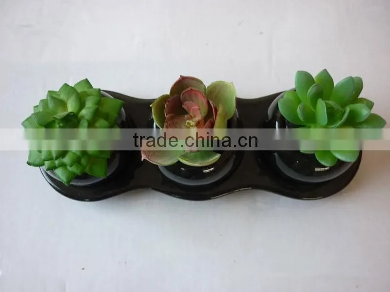 wholesale artificial mini succulent flower plants, mini flower bonsai