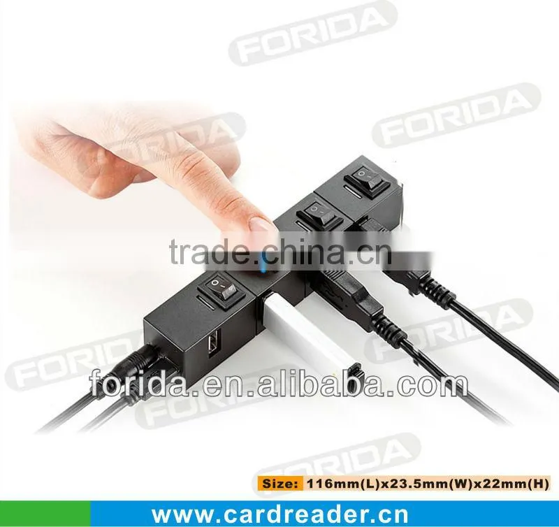 Portable Hot Computer 4 Port USB HUB