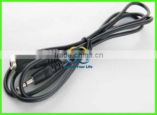 Gold Plated 3.5mm Male to 3.5mm Female Extension Stereo Audio Cable