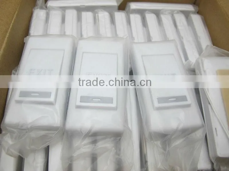 Door Open Button,PVC Mini Release Button with PC fire retardant material and Silver Contact,door exit button