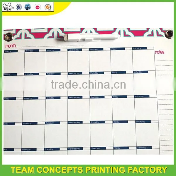 Monthly planner magnet calendar