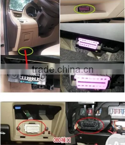 Vehicle security system and tracker with obdii connector