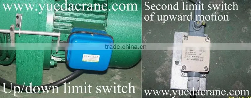Siemens Electrical Contactor Electric Hoist With Monorail