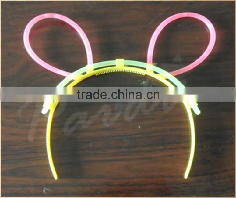 Party glow mouse ears hair clips light up glow hairband
