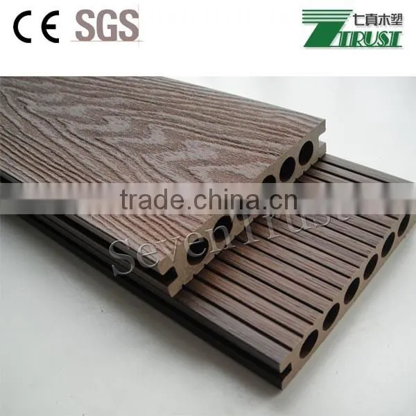 WPC composite materials Co- extrusion decking size:142*22.5mm