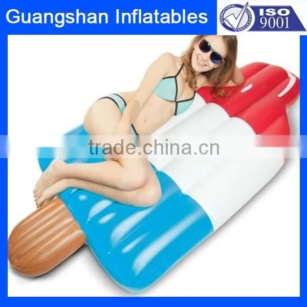 Giant Inflatable flamingo floater mattress with holders