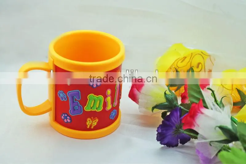 Unique exquisite craft 3D soft pvc rubber mug