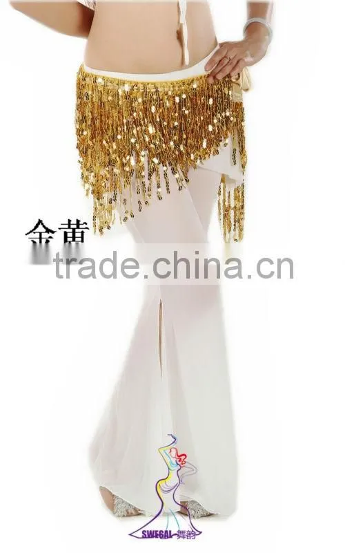SWEGAL J13055 bright sequin belly dance hip scarf