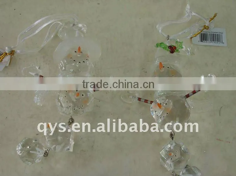 cute resin snowman keychain