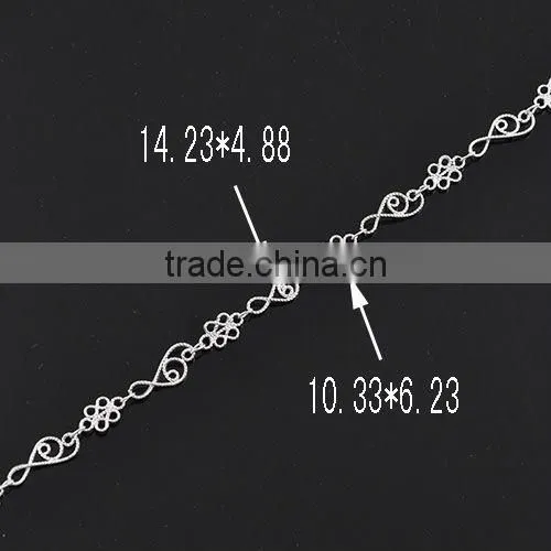 Golden and Silver Brass DIY Link Chain Used for Jewelry, Handbag