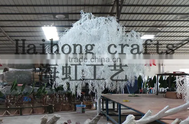 Artificial White Willow tree/ fake weeping willow tree/cheap artitifical white tree