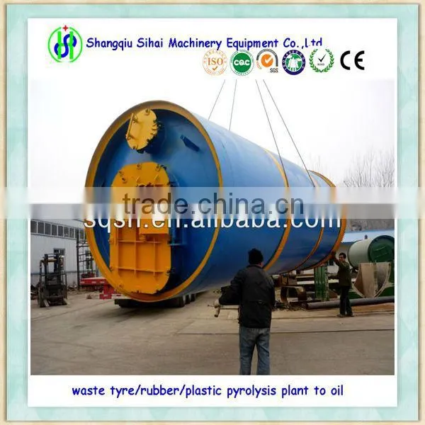 HEN NAN CHINA tyre recycling to fuel oil machine