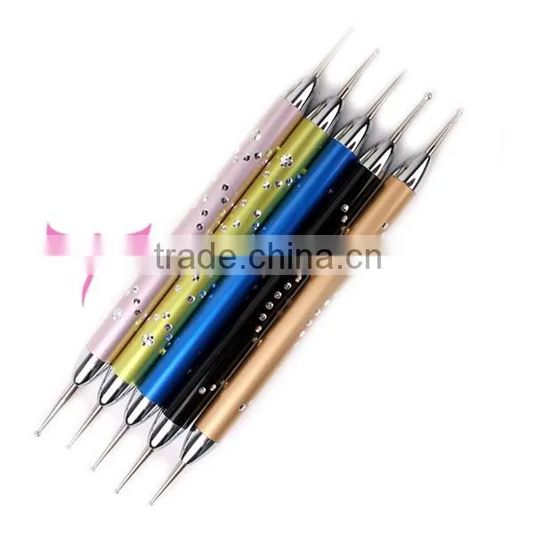 2015 new metal handle nail dotting tool set